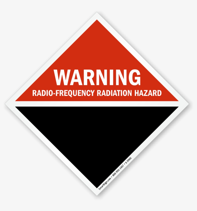 Rf Radiation Warning Sign - Mysafetysign Radio-frequency Radiation ...