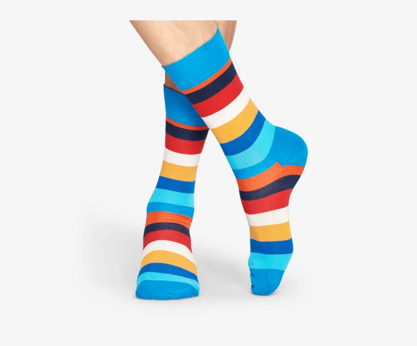 Stripe Sock - Sock, transparent png #4632535