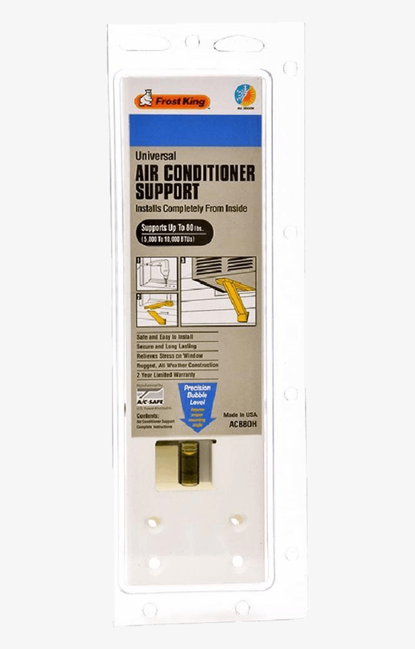 Frost King Acb80h Air Conditioner Support Bracket - Frost King Acb80h 80 Lb Small Air Conditioner Support, transparent png #4636684