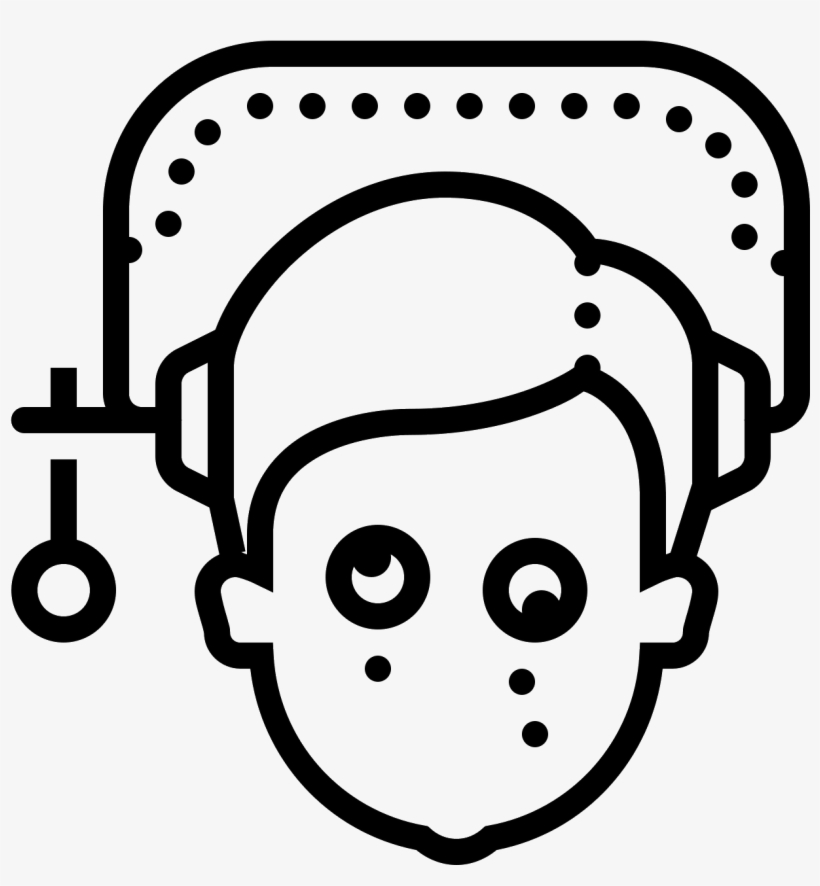 This Icon Shows A Human Face, Most Likely A Male - Business Man Line Icon, transparent png #4654478