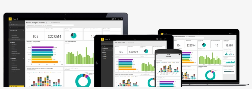 Business Intelligence Device - Power Bi - Free Transparent PNG Download ...