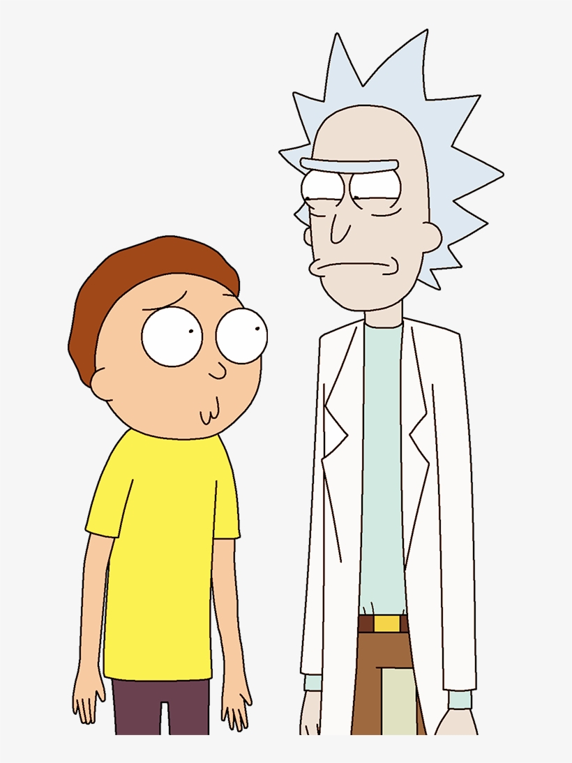 Rick And Morty - Rick And Morty Together - Free Transparent PNG ...