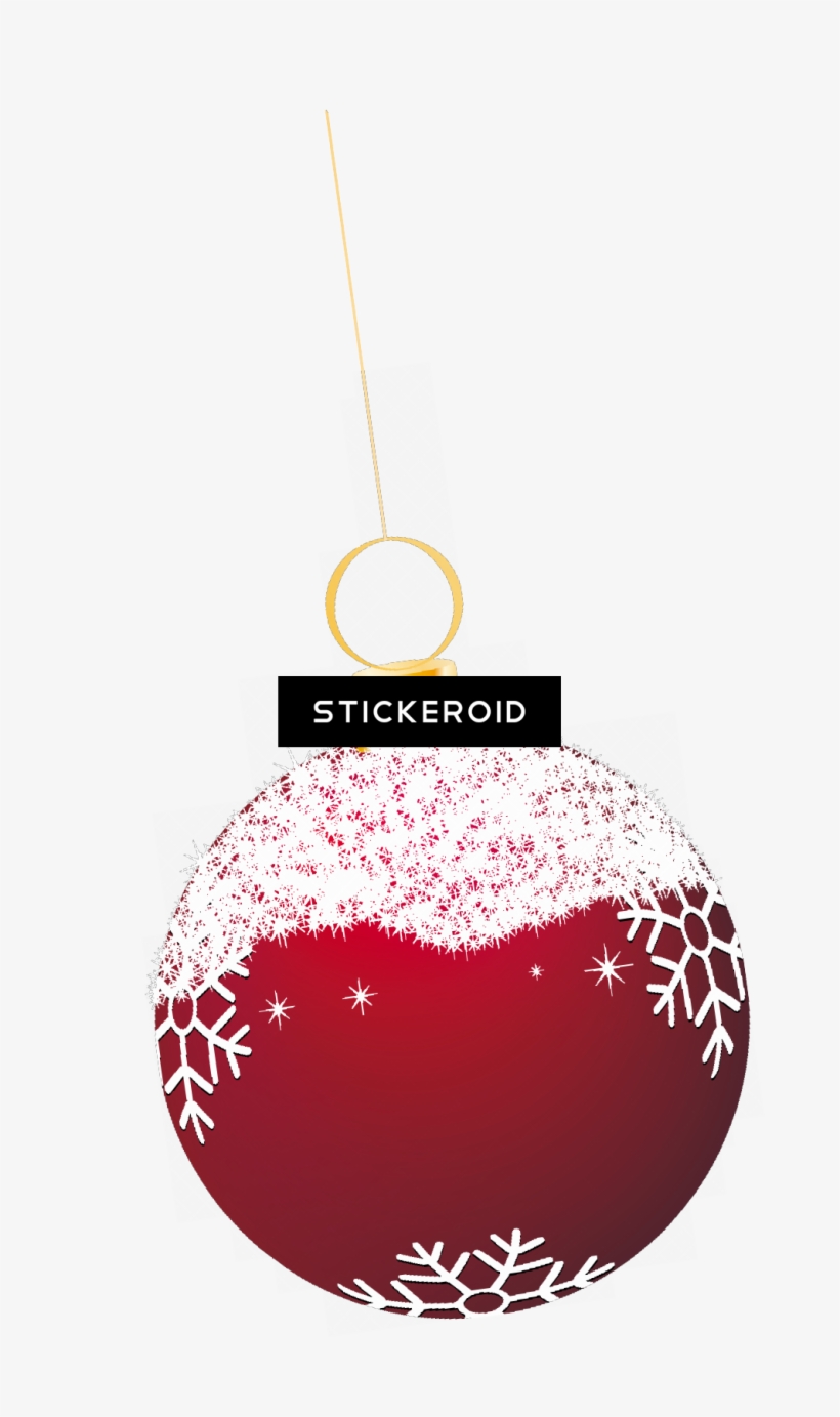 Christmas Tree With Red Balls - Christmas Ornaments Transparent Free, transparent png #4789092