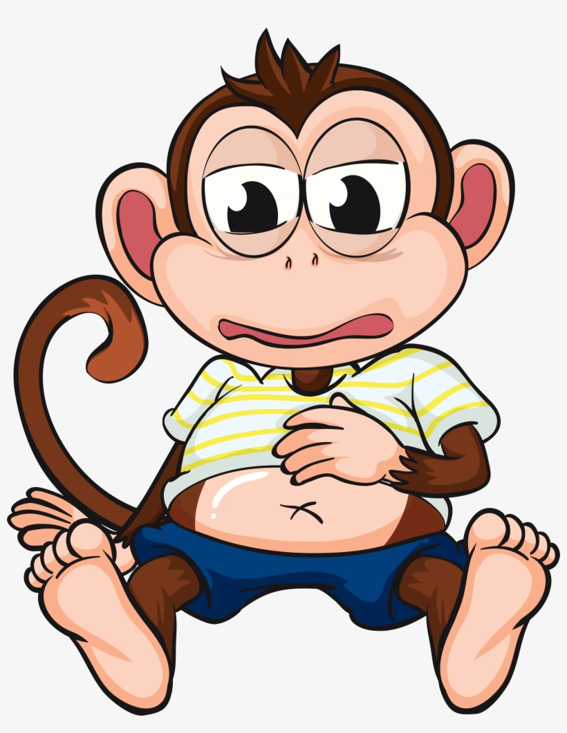 Monkey Business Monkeys Clip Art Rompers Illustrations Sick Monkey Cartoon Free Transparent Png Download Pngkey - chimpanzee clipart transparent monkey roblox free