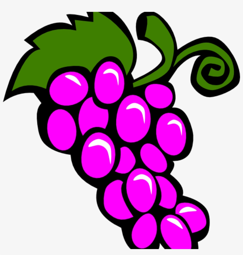 Grapes Clipart Clip Art At Clker Vector Online Royalty - Bunch Of Grapes Clipart, transparent png #4897372