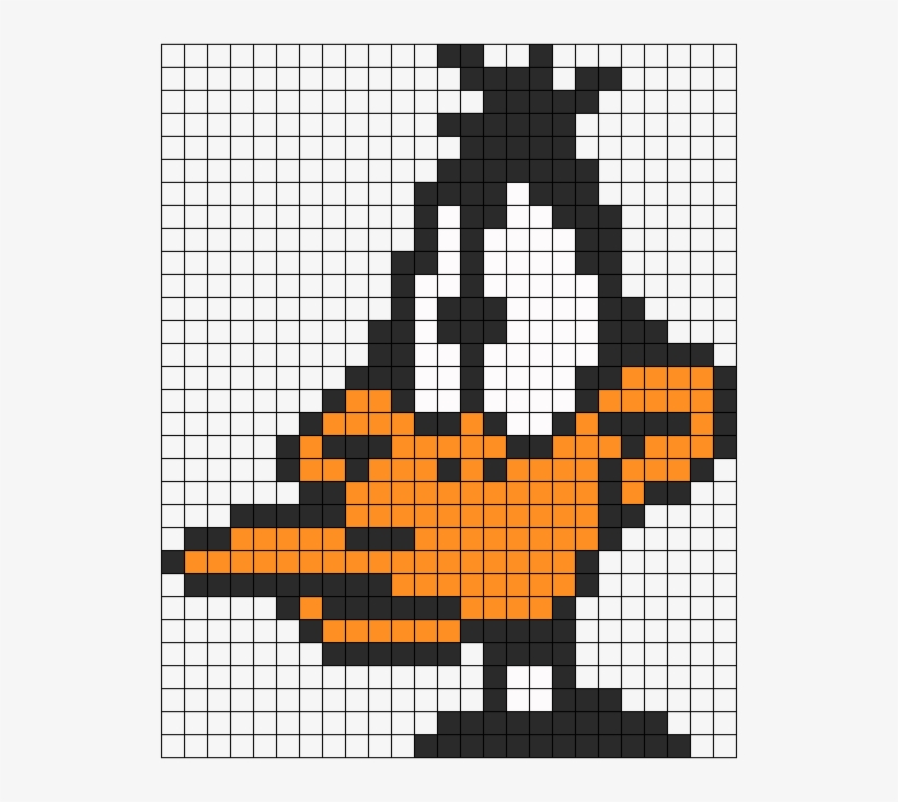 Daffy Duck Perler Beads