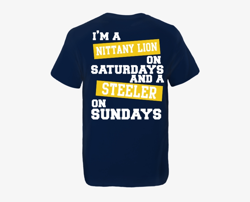 penn state and steelers shirt
