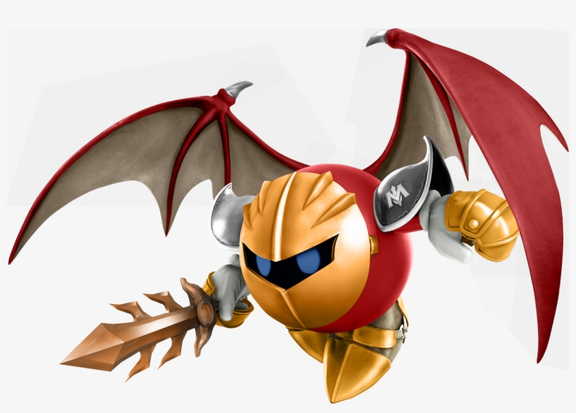 Meta Knight With Wings - Free Transparent PNG Download - PNGkey