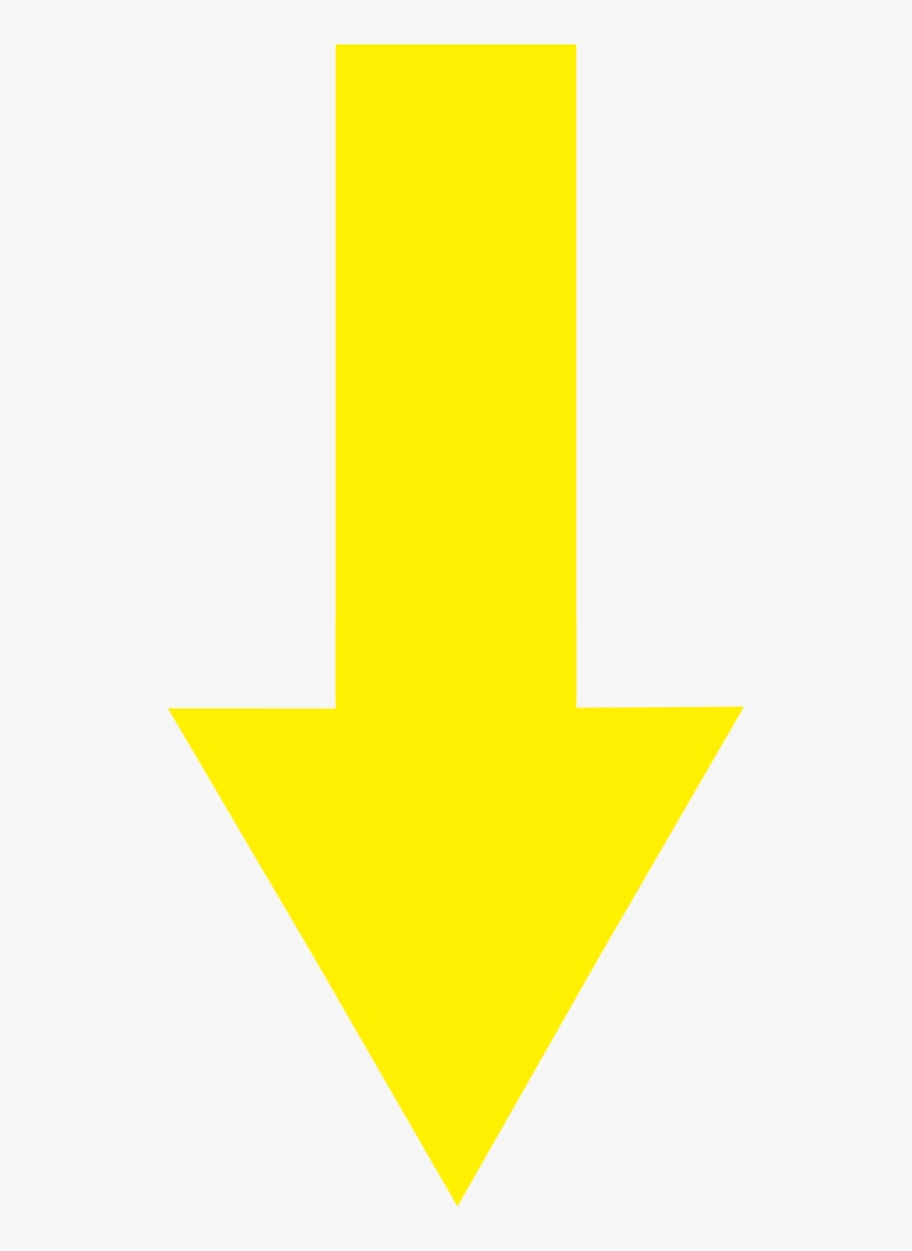 Yellow Arrow Down - Yellow Arrow Down Png - Free Transparent PNG ...