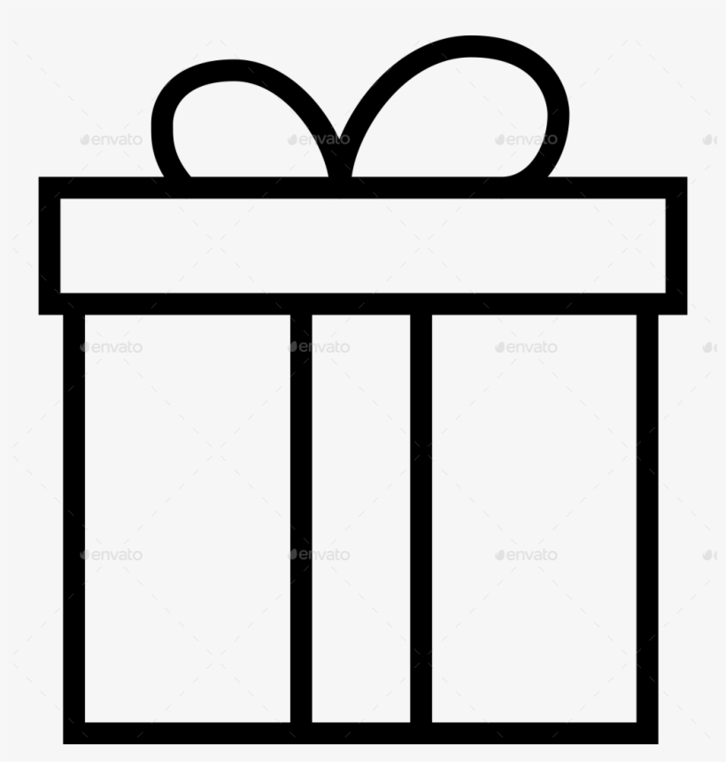 25 Gift Line Icons Christmas Parcel Vector Icon Free Transparent Png Download Pngkey