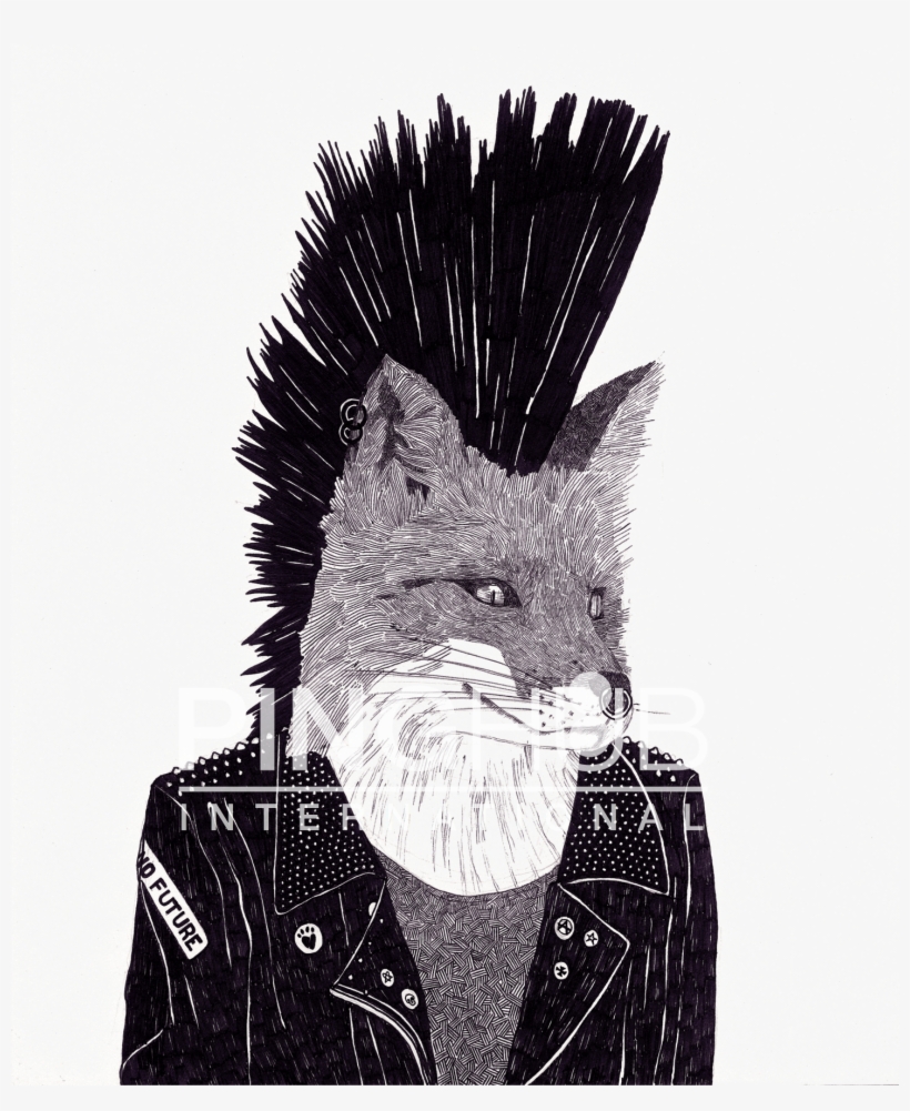 Punk Fox, transparent png #5065378