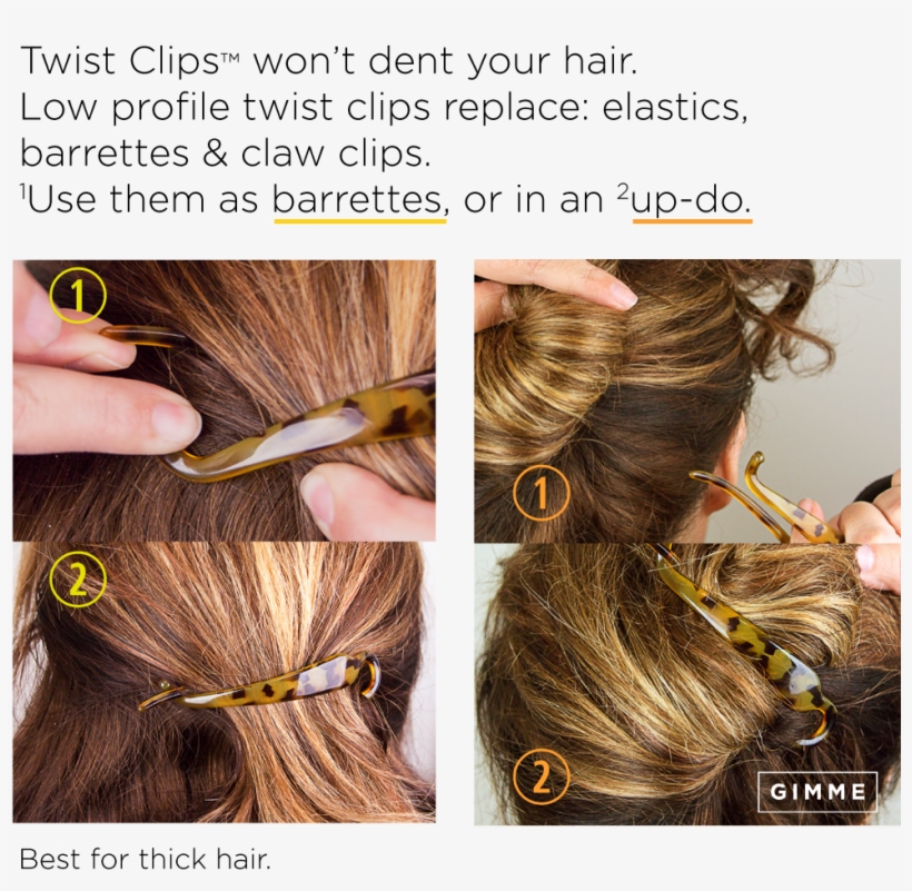 hair slides for thick hair