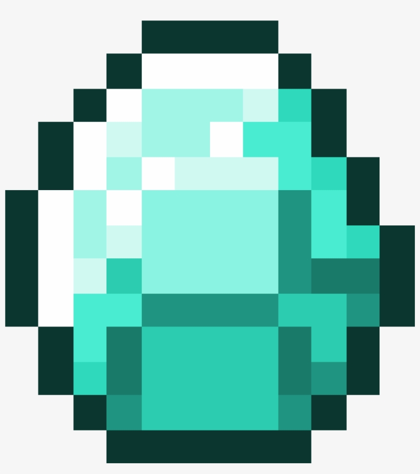 Minecraft Diamond Png - Minecraft Diamond No Background - Free Transparent  PNG Download - PNGkey
