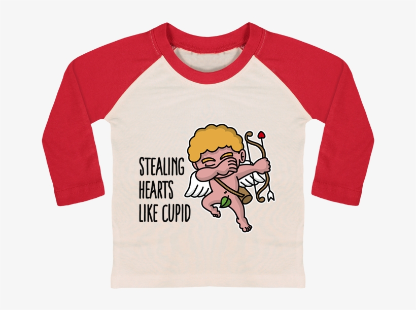T-shirt Baby Baseball Long Sleeve Stealing Hearts Like - Long-sleeved T-shirt, transparent png #516021