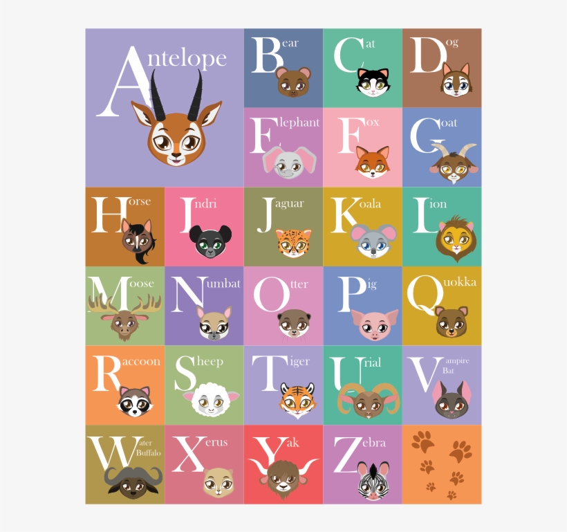 Abc - Cute Animal Stickers - Free Transparent PNG Download - PNGkey