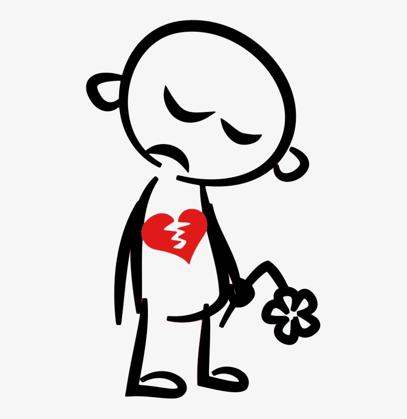 Heart Emoji Stick Figure