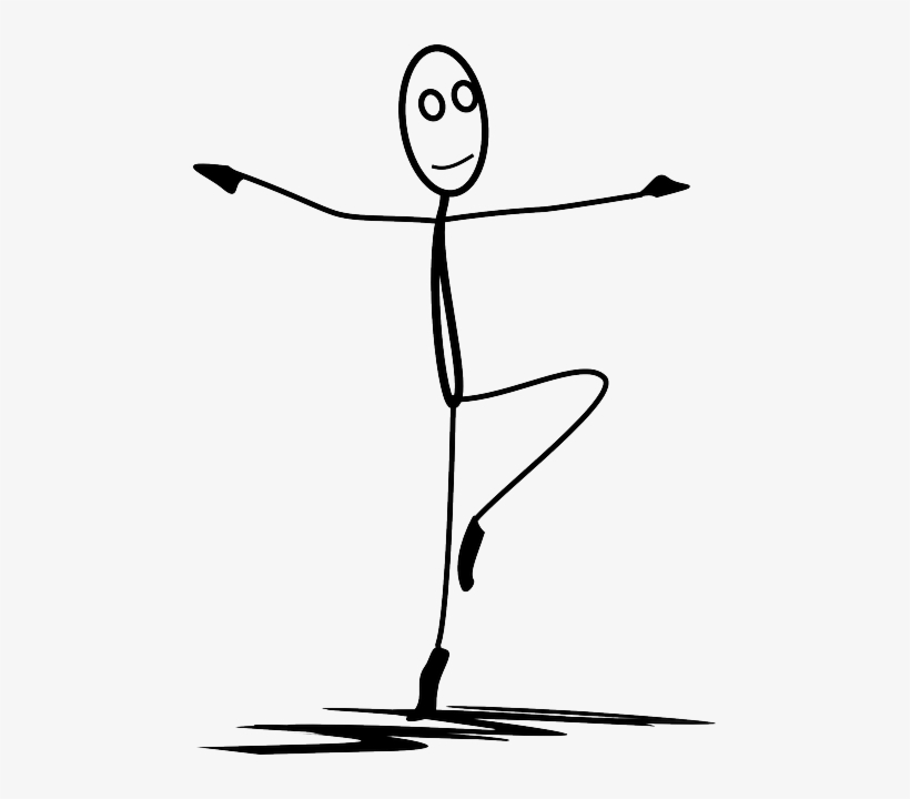 stick drawing dancing