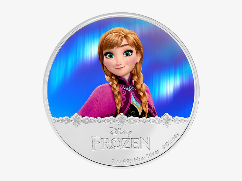 Disney Frozen Silver Coin Anna - Sale - Disney Frozen - Anna 2016 1oz Silver Proof Coin, transparent png #5203065