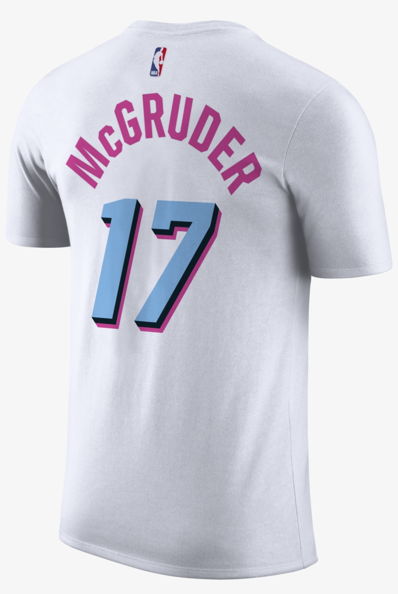 Rodney Mcgruder Nike Miami Heat Vice Uniform City - Miami Heat Shirt Jersey - Free Transparent Download - PNGkey