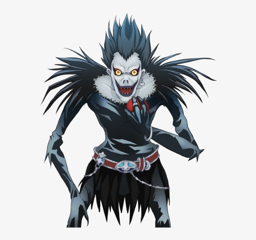 Death Note Ryuk Png Banner Black And White Download - Ryuk Death Note 