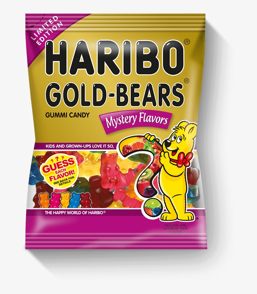 Haribo Gold Bears Mystery Flavour - Free Transparent PNG Download - PNGkey