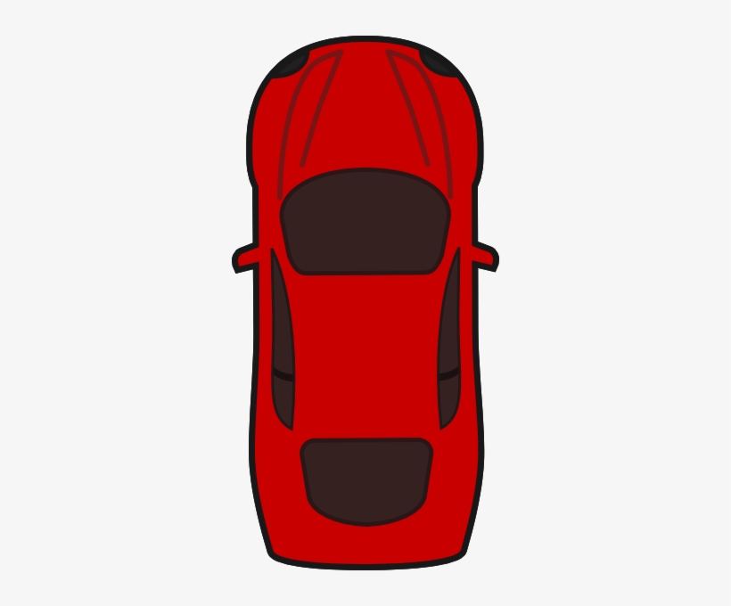 Red Car - Car Clipart Top View - Free Transparent PNG Download - PNGkey