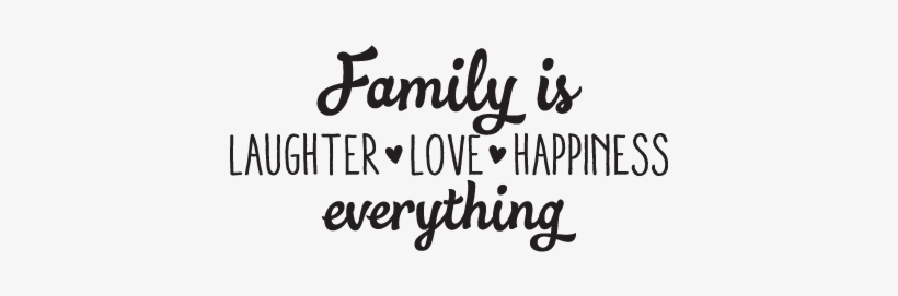 Quotes About Happiness And Laughter Cool Family Is - Calligraphy - Free ...