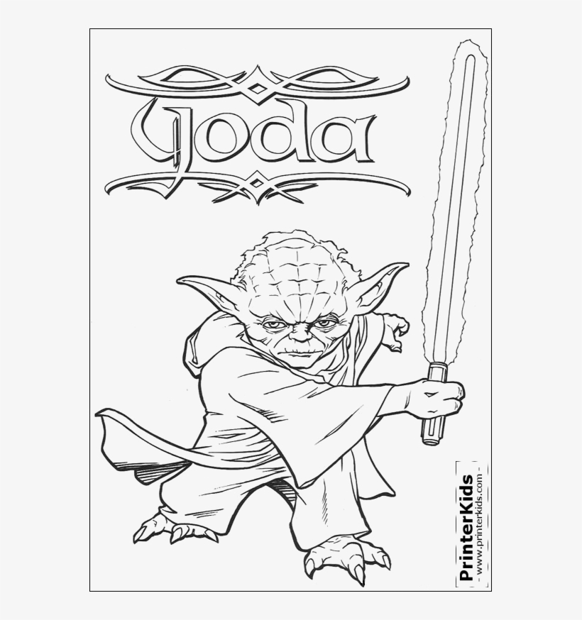 Luke Skywalker On Dagobah Coloring Page Yoda With Lightsaber Coloring Pages Free Transparent Png Download Pngkey