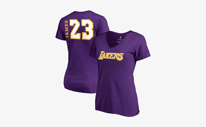 Los Angeles Lakers Women's Lebron James Side Sweep - Los Angeles Lakers, transparent png #5519820