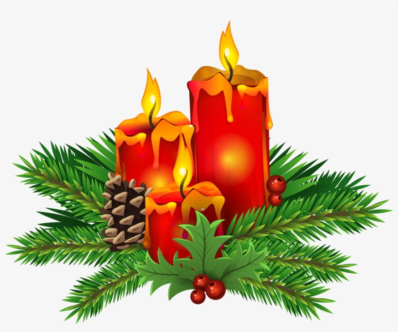 red candles clipart free