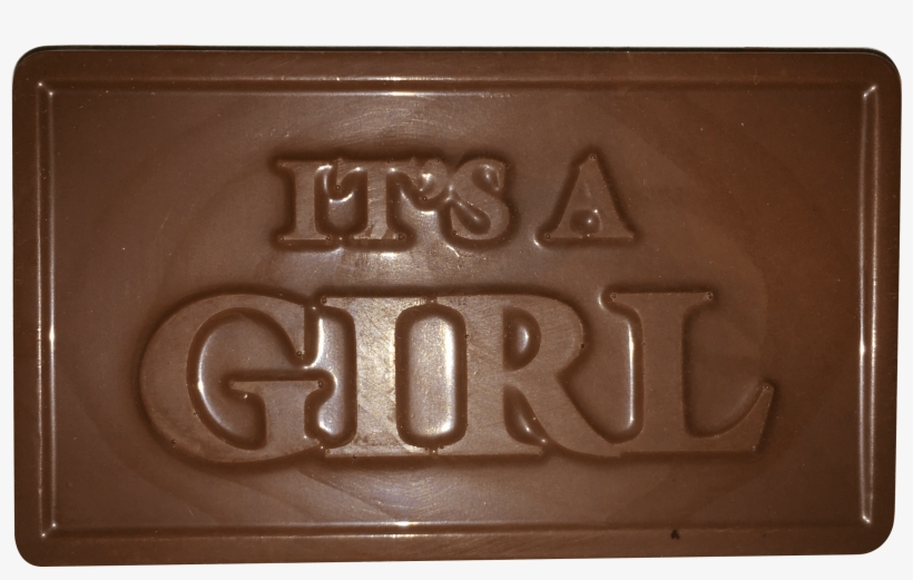 It's A Girl - Chocolate, transparent png #563300