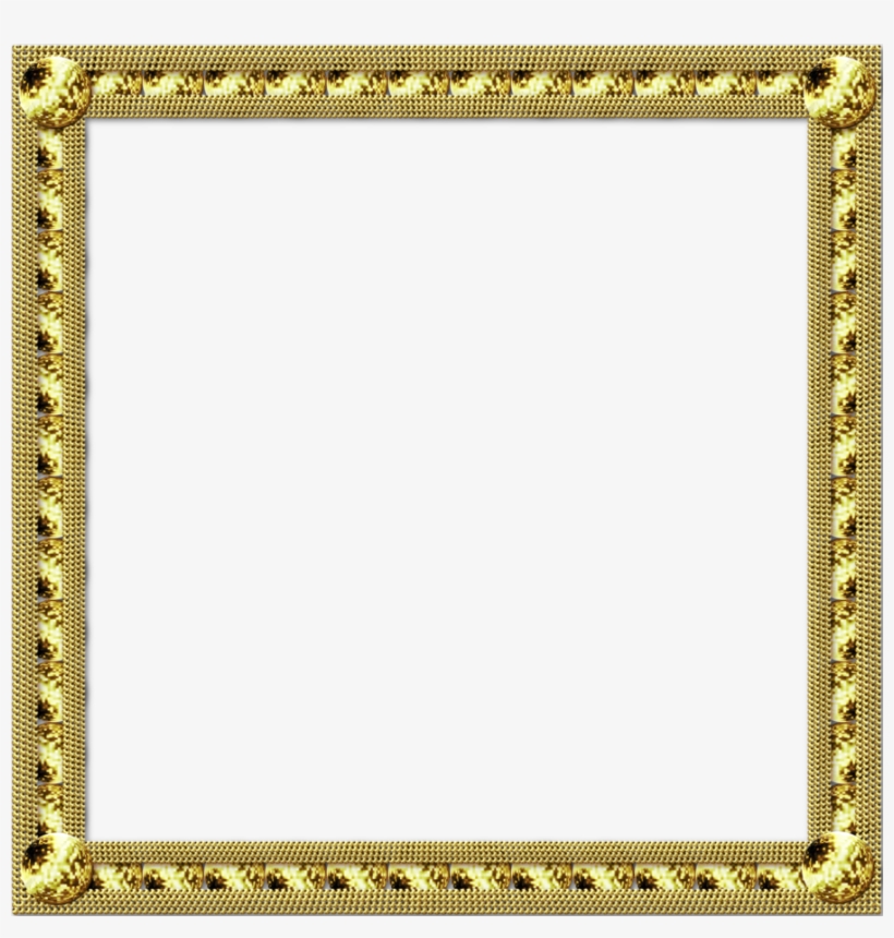 Gold Frame By Jssanda Borders For Paper, Drugs, Moldings, - Art Deco Gold Picture Frame, transparent png #5604723