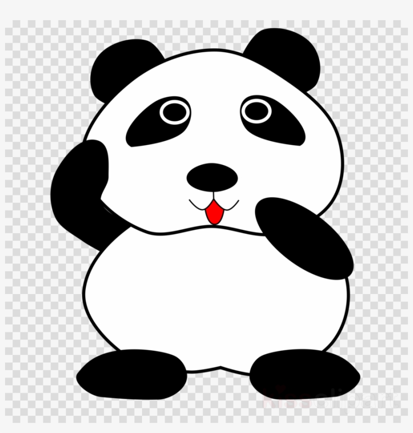 Monochrome Panda Clipart Giant Panda Red Panda Clip - Bendy And The Ink ...