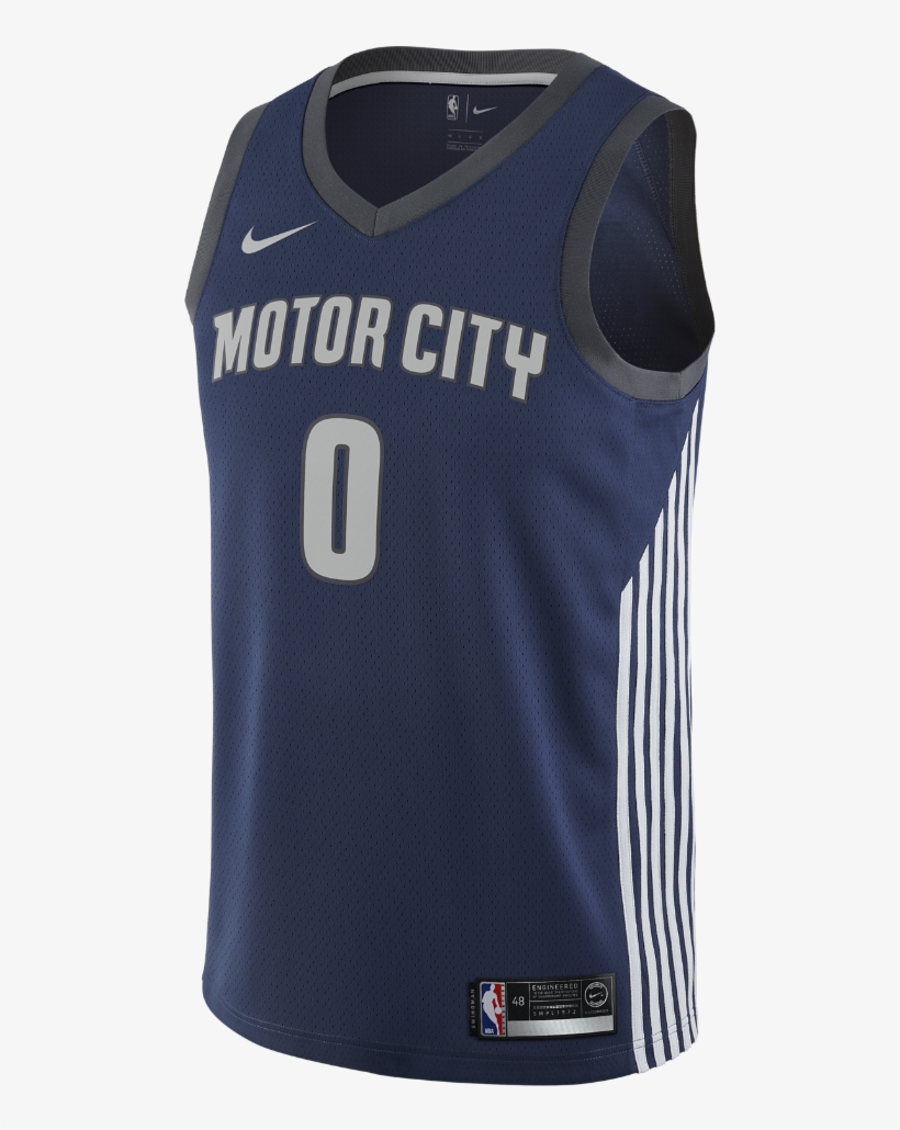 Andre Drummond City Edition Swingman Jersey Men's Nike - Pistons City Edition Jersey, transparent png #5662271