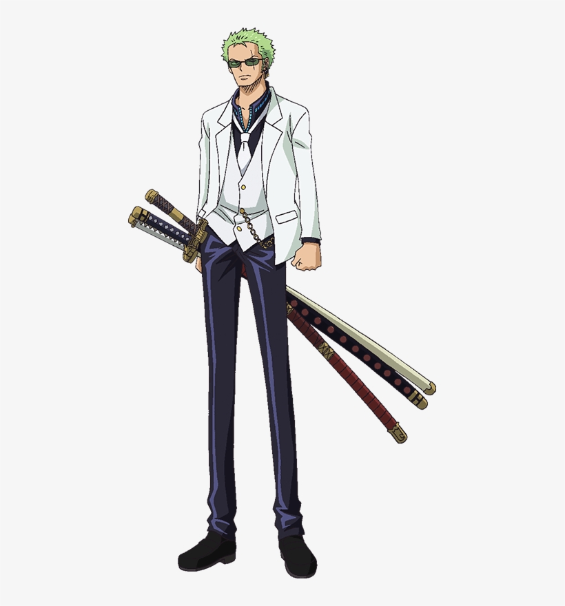 Zoro Film Gold White Casino Outfit One Piece Film Gold Zoro Free Transparent Png Download Pngkey