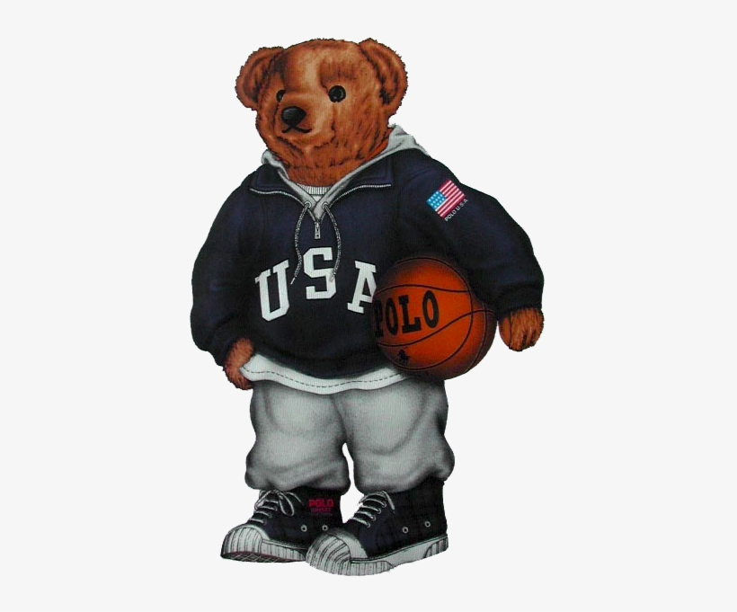 polo bear basketball t shirt