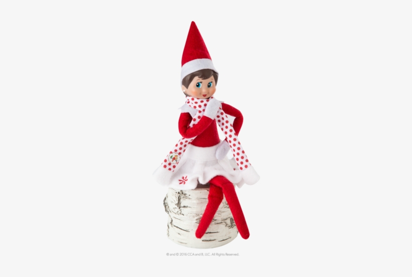 The Elf On The Shelf Claus Couture Collection Snowflake Skirt Scarf Free Transparent Png Download Pngkey