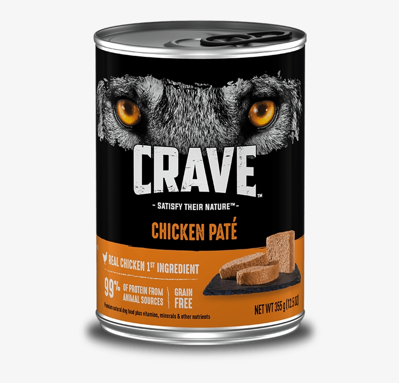 Header Chicken Desktop New - Crave Chicken Pate Dog Food 12.5 Oz. Can, transparent png #5836944