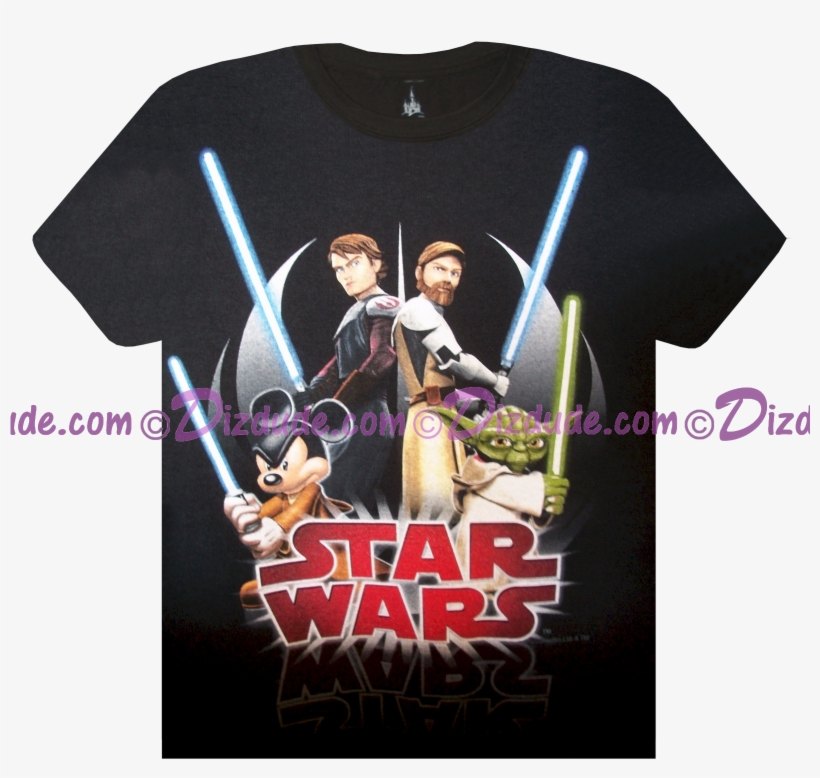 Star Wars / Clone Wars Youth T-shirt In Black With - Star Wars Clone Wars T Shirt, transparent png #5845391