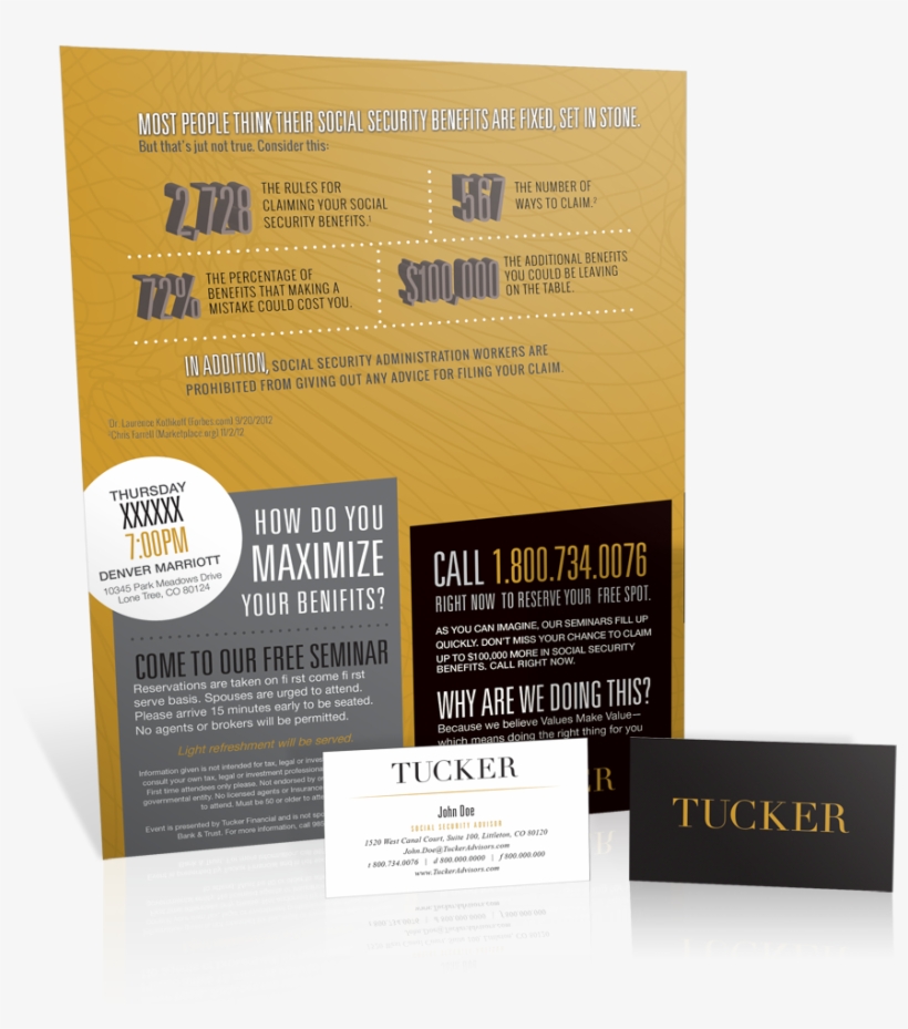 Under The “tucker” Umbrella There Were Many Websites - Brochure, transparent png #5877481