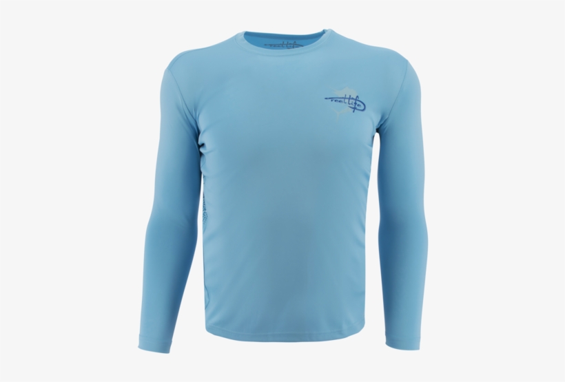 Men's Performance Rip Tide "sailfish" Shirt - Reel Life Mens Rip Tide Sailfish Long Sleeve T-shirt, transparent png #5908400