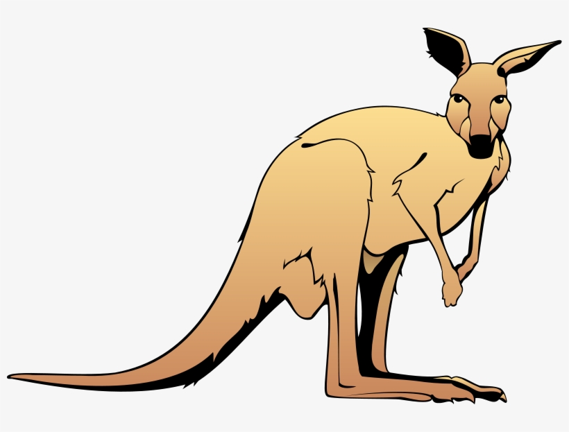 kangaroo clipart png of a dog