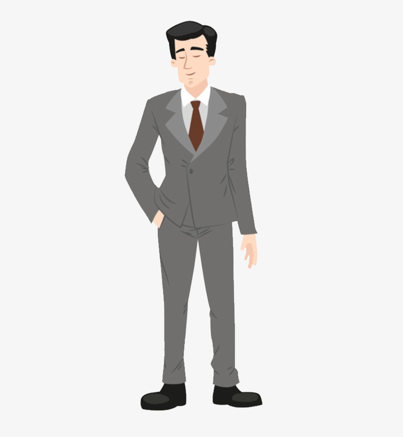Man In A Suit Png - Man Standing In Suit Png Clipart (#5644011