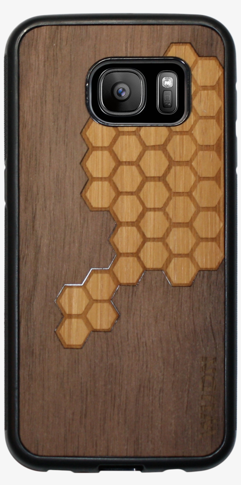 Slim Inlay Honeycomb Black Walnut With Bamboo S7 V=1520879256 - Mobile Phone, transparent png #5981749