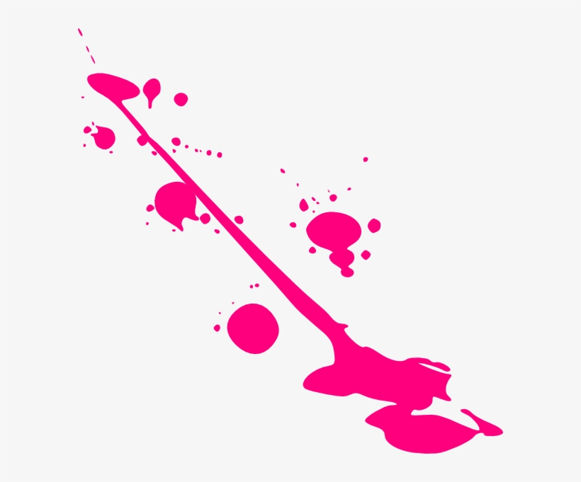 Pink Paint Splatter Background