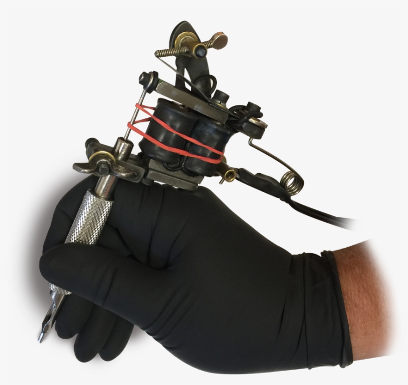 Png Hand With Tattoo Machine, transparent png #62620