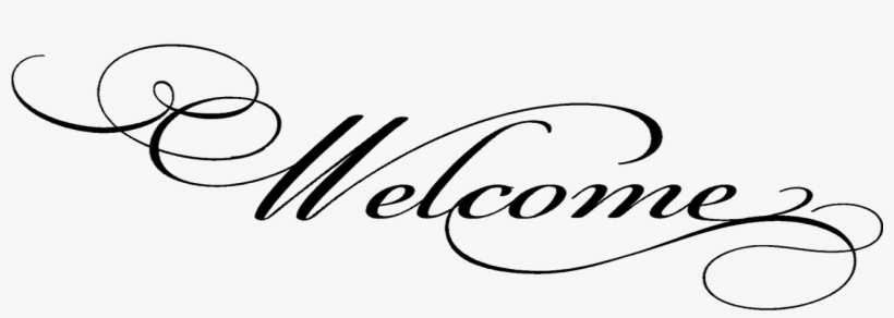 Welcome - Calligraphy - Free Transparent PNG Download - PNGkey