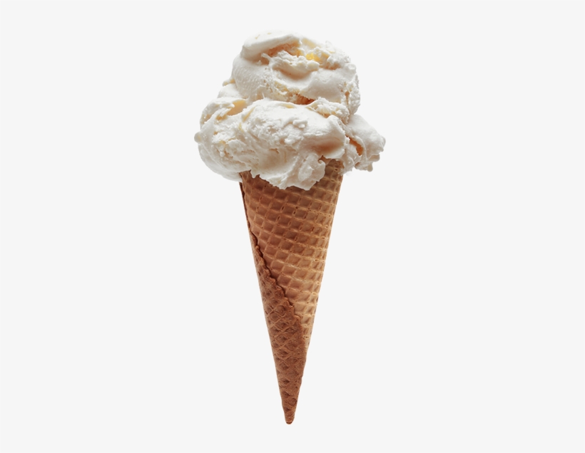 Vanilla Ice Cream - Vanilla Ice Cream Cone Png, transparent png #65297