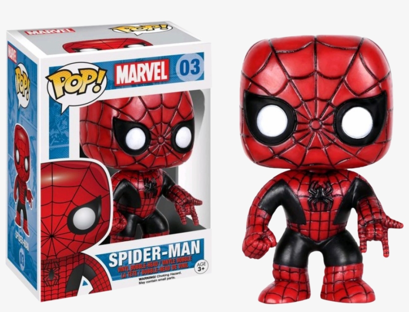 Spider-man - Spiderman Funko Pop Black - Free Transparent PNG Download ...