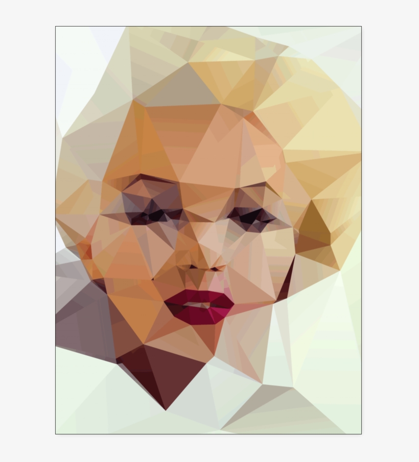 Marilyn Monroe Poster - Monroe. Canvas Print - Small By David, transparent png #618918
